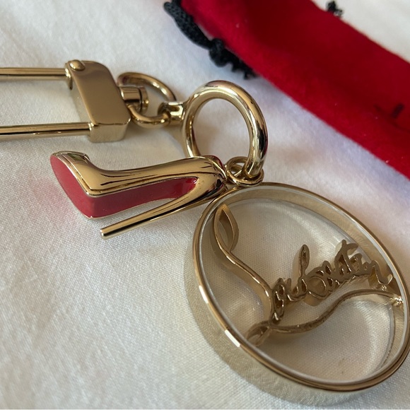 Louboutin purse charm/keychain Authentic not copy, classy as yourself. (No tags - Picture 3 of 13